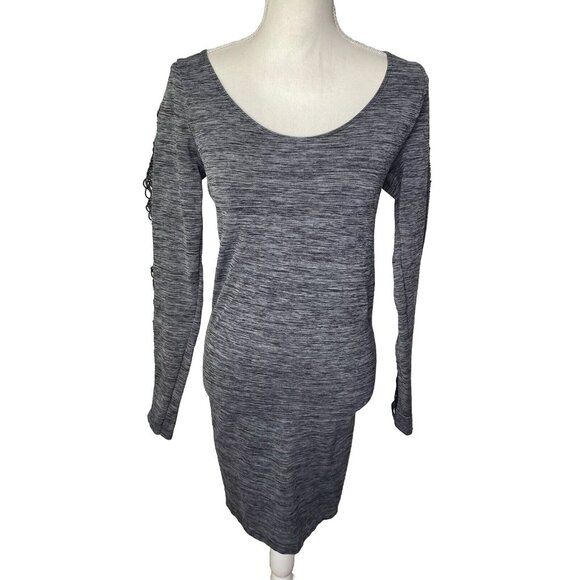 BONGO Dresses & Skirts - Vintage Bongo Bodycon Long Sleeve Dress Punkyfish Look Grunge Women’s Large